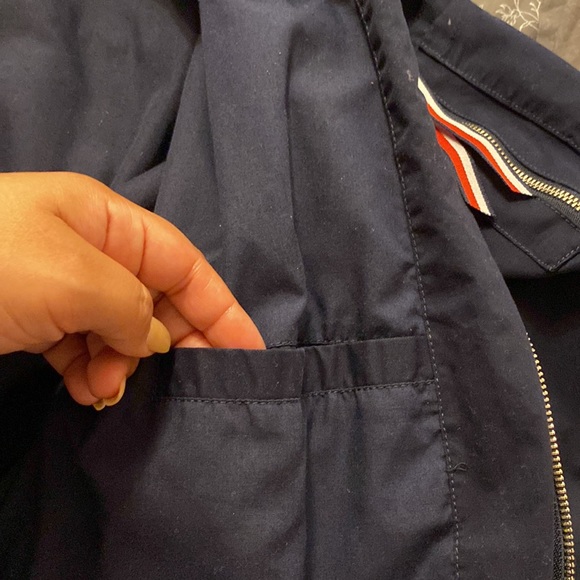 Tommy Hilfiger Fall/Spring Jacket, Navy, XL, small bleach stain on cuff, $50 - Picture 7 of 7